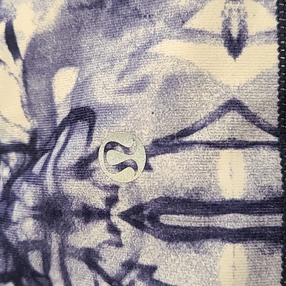 Lululemon Scoop Neck TankInk Blot White Deep Indigo / Heathered Deep Ind… - Picture 11 of 11